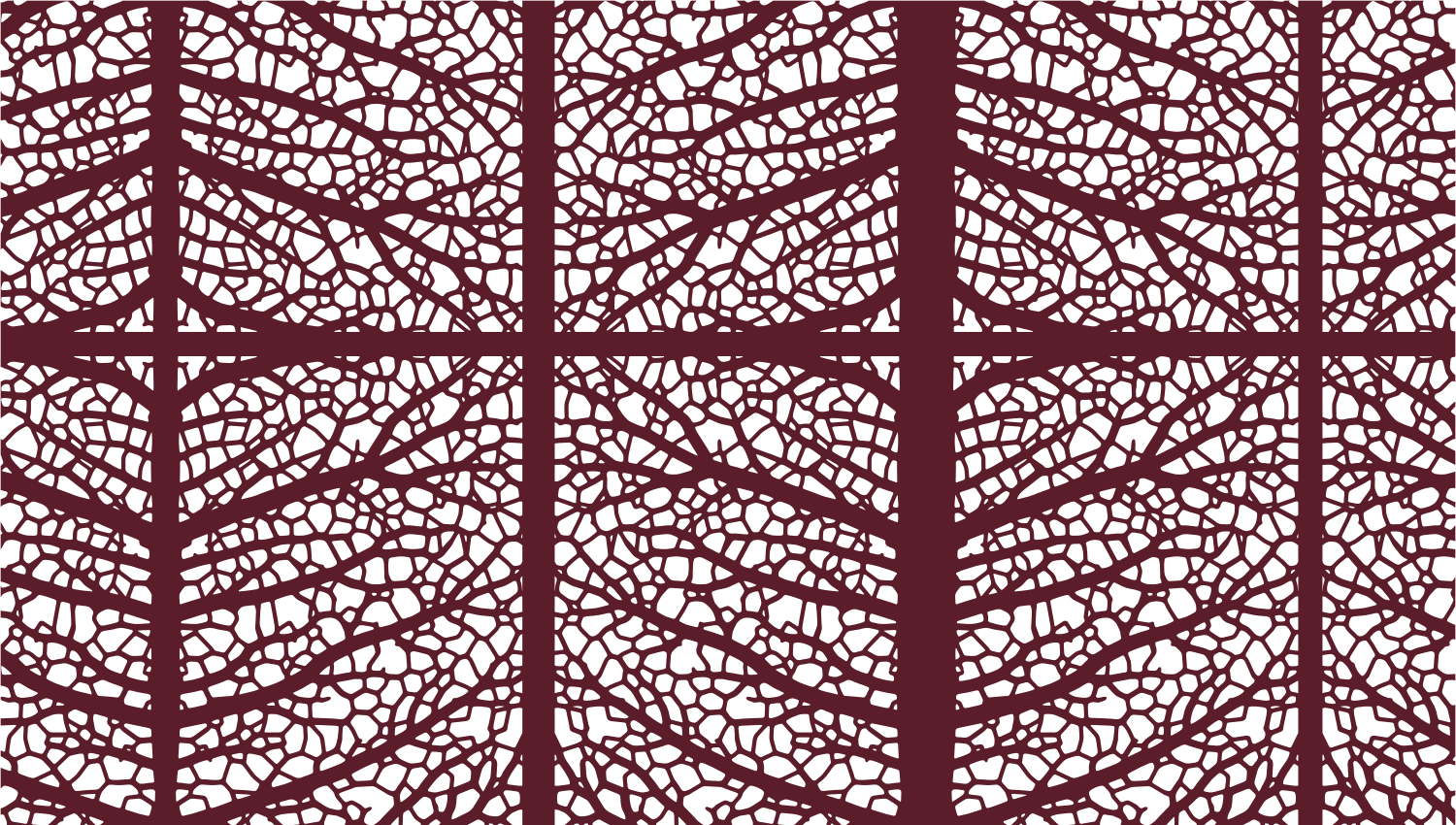 Parasoleil™ Arboreal I© pattern displayed with a burgundy color overlay