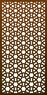 Parasoleil™ Metamorph© pattern displayed as a rendered panel